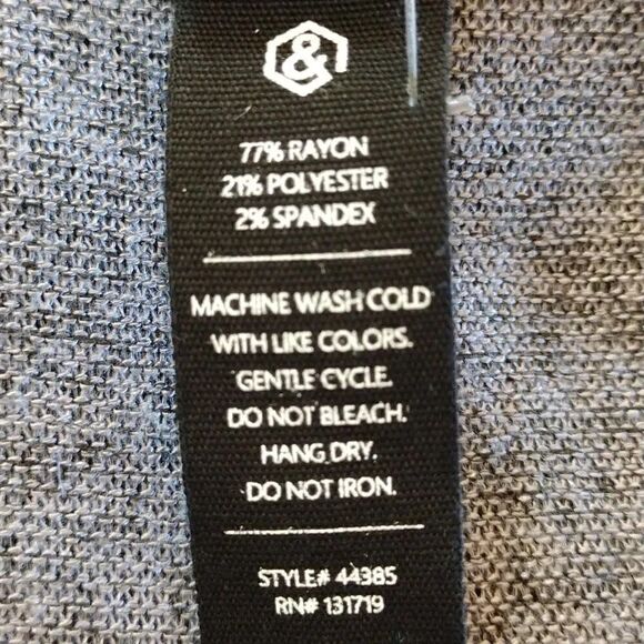 Agnes & Dora Dark Grey Open Knit Midi Cardigan with Pockets XL NWOT - Picture 16 of 16